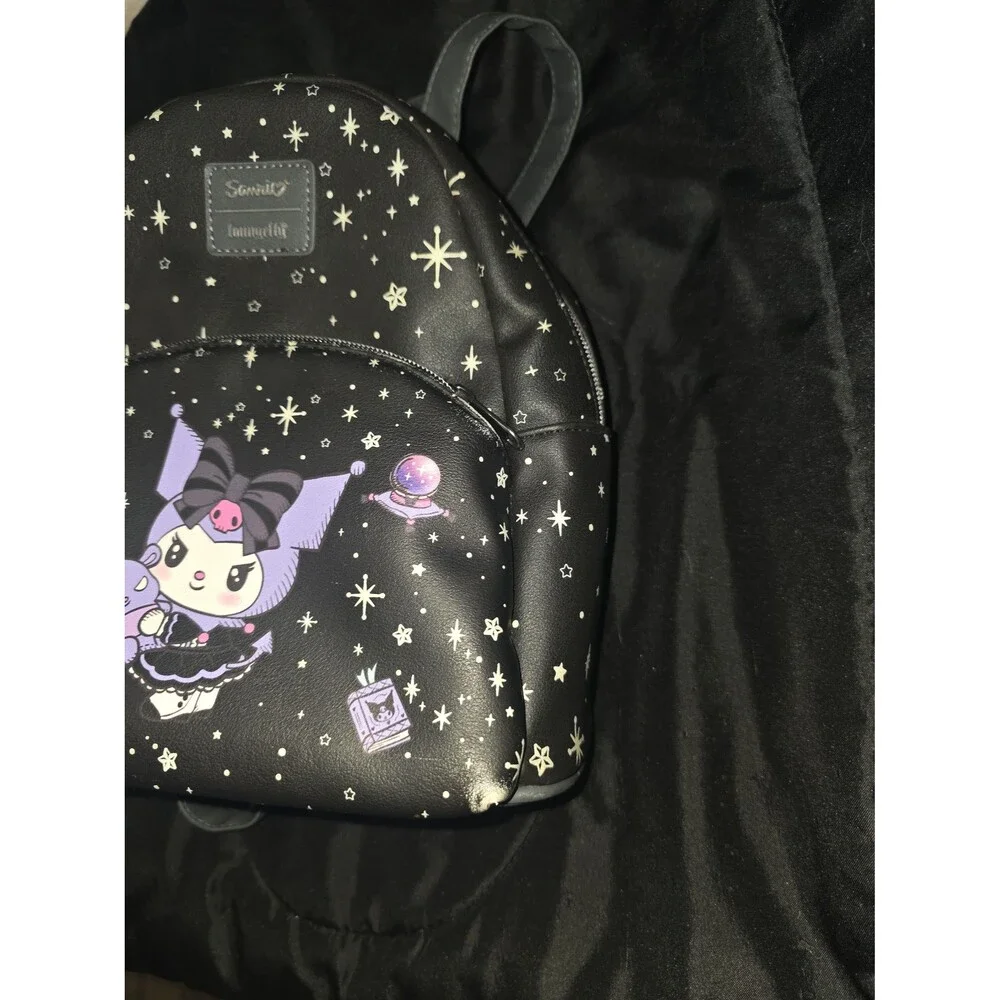 Loungefly Sanrio Hello kitty Kuromi mini backpack bookbag purse tote!